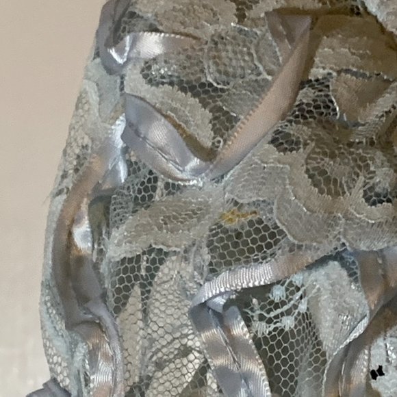 Jacket, elegant pale blue women, size L, with bow and frills. Must see - Picture 6 of 16